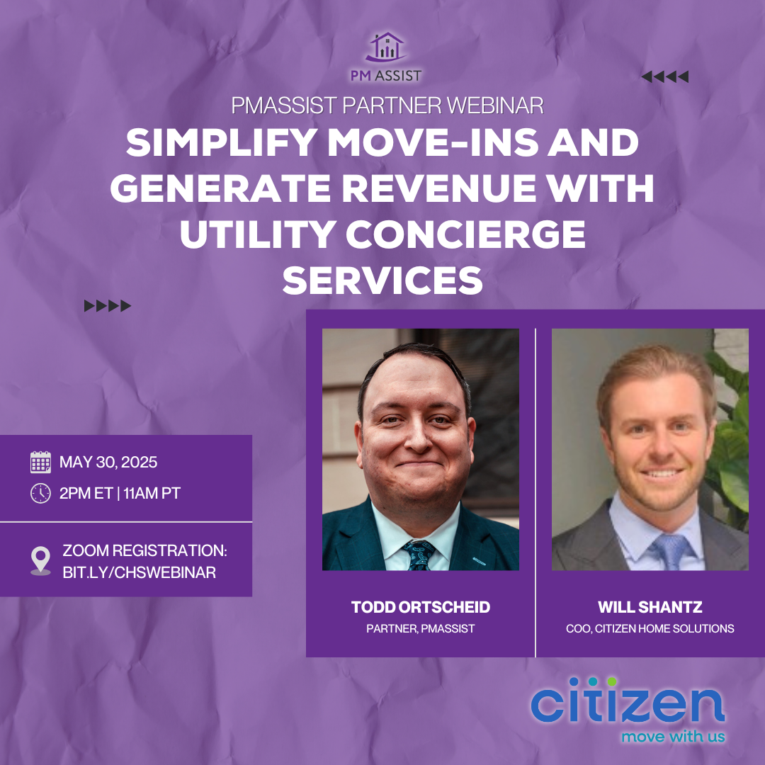 Simplify Move-Ins & Generate Revenue with Utility Concierge Services: A PMAssist Partner Webinar